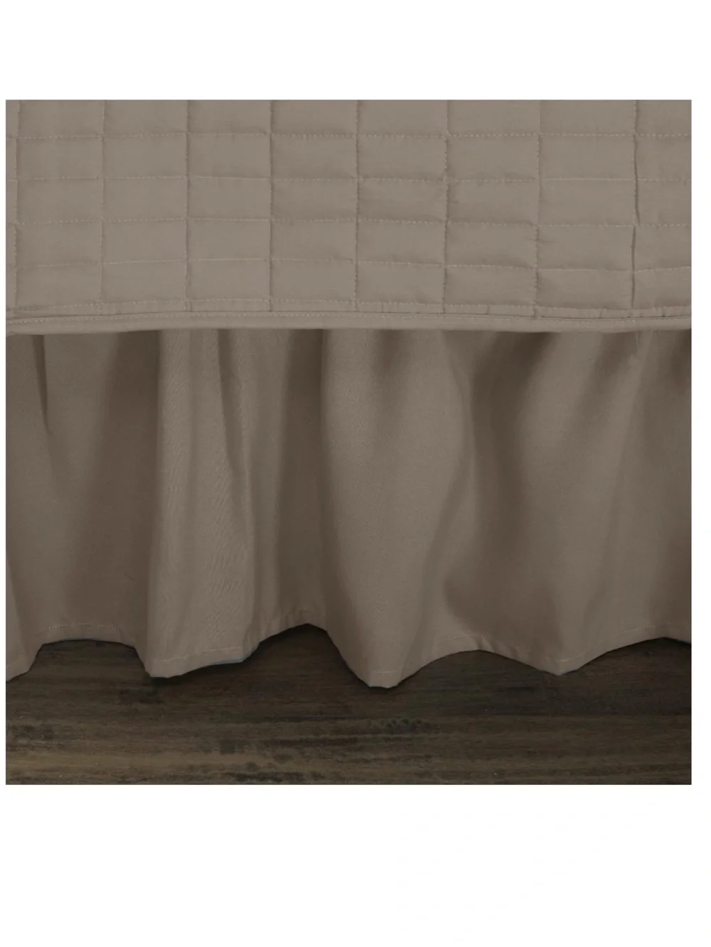 Taupe Quilted Daybed Coverlet Set - Soft Neutral Bedding